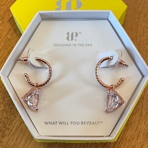 🆕 Bomb Party Earrings “Dreams On Repeat” ER 16013 Rose Gold